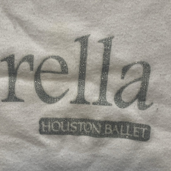 Girls Houston Ballet Cinderella T-Shirt White - Picture 3 of 8